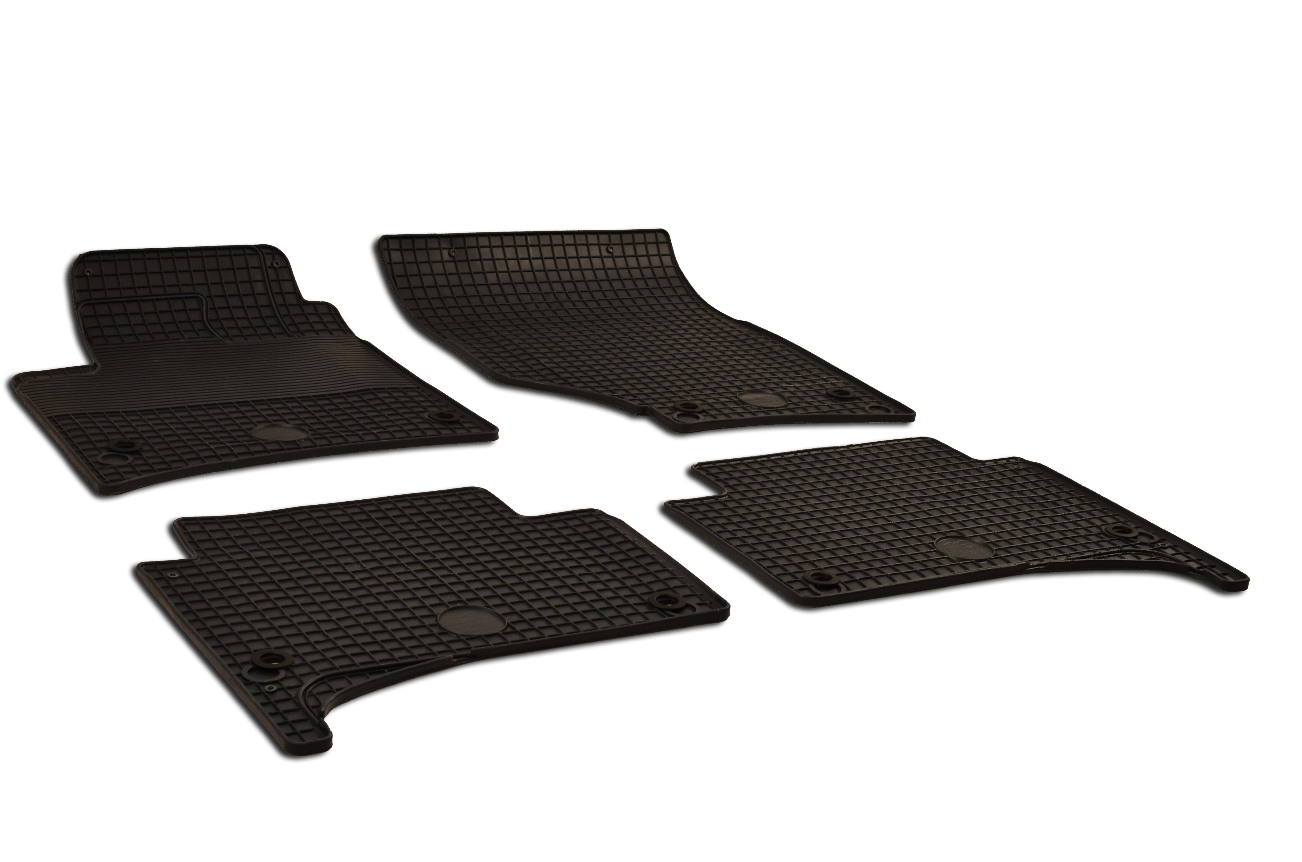 Porsche VW Floor Mat Set - Front and Rear (All-Weather) (Black) 7L1061550HA041 - eEuro Preferred 212747